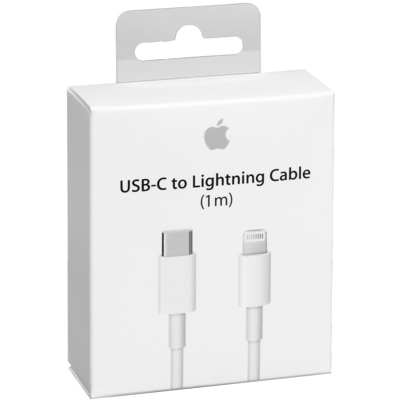 Cable Lightning USB Apple Blanco (iPad - IPhone)
